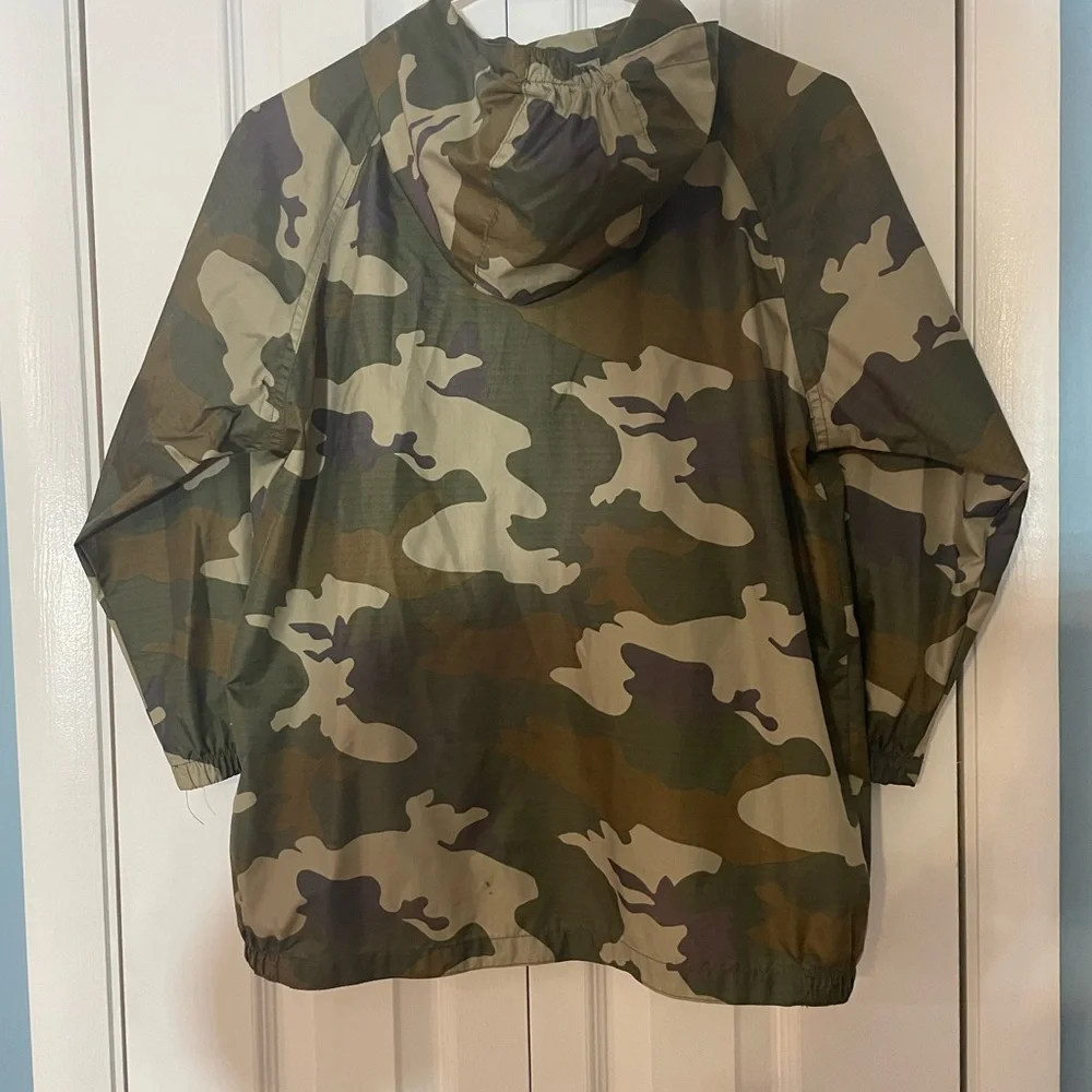 Easy-Pack Camo Childrens Place Anorak Weatherproof Lightweight Jacket Boys Sz M